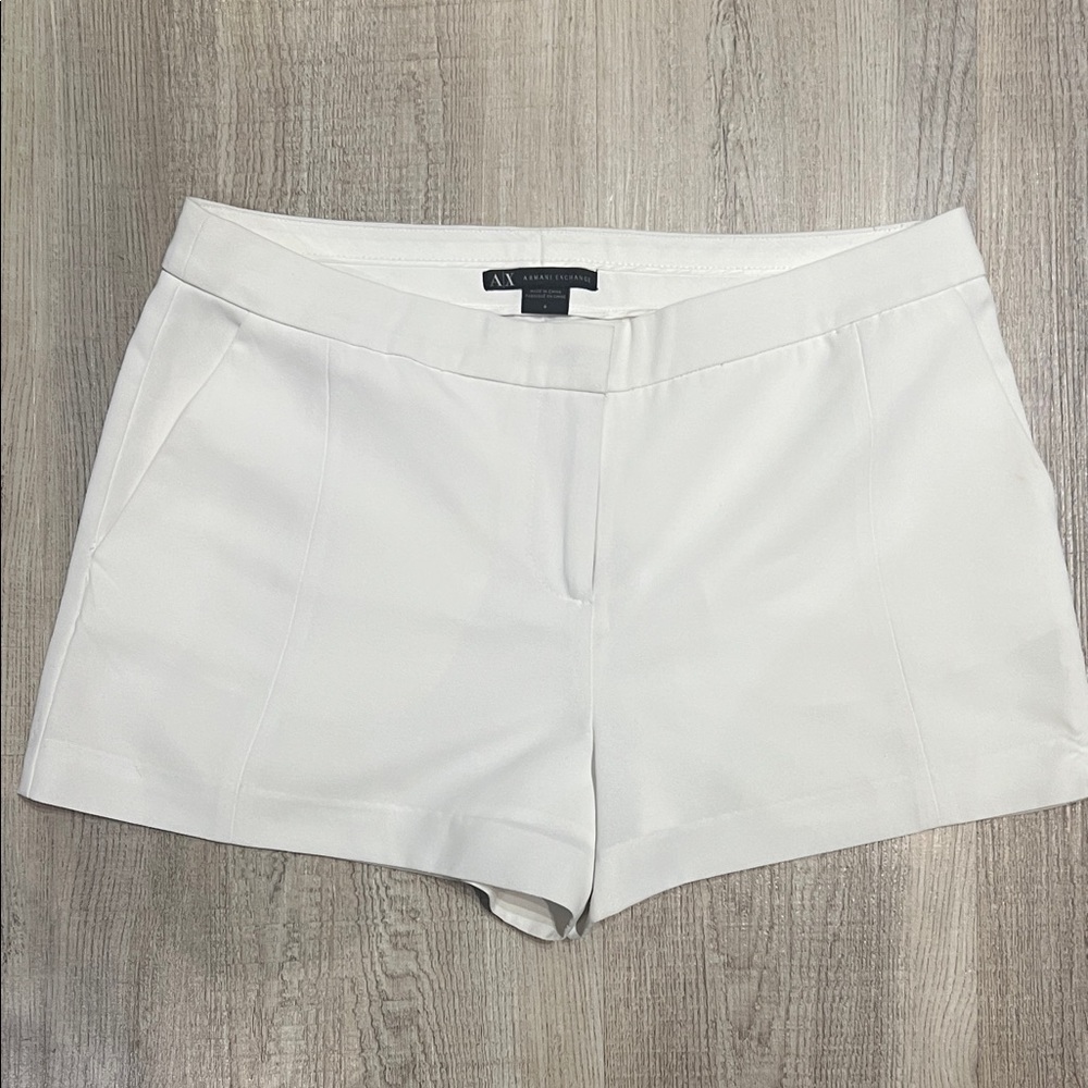 Armani Exchange Women's White Shorts